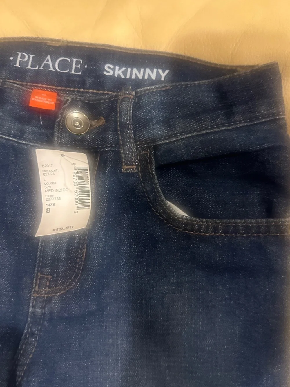 Girl’s denim jeans size 8